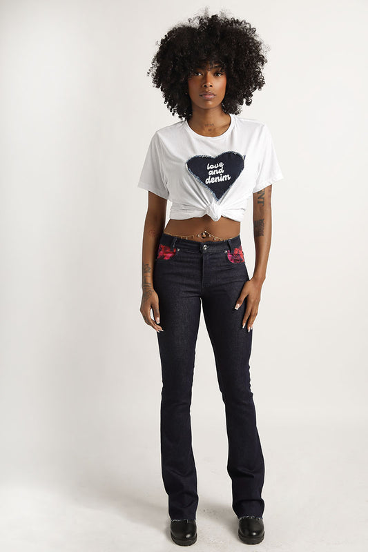 Victoria Mid Rise Jeans